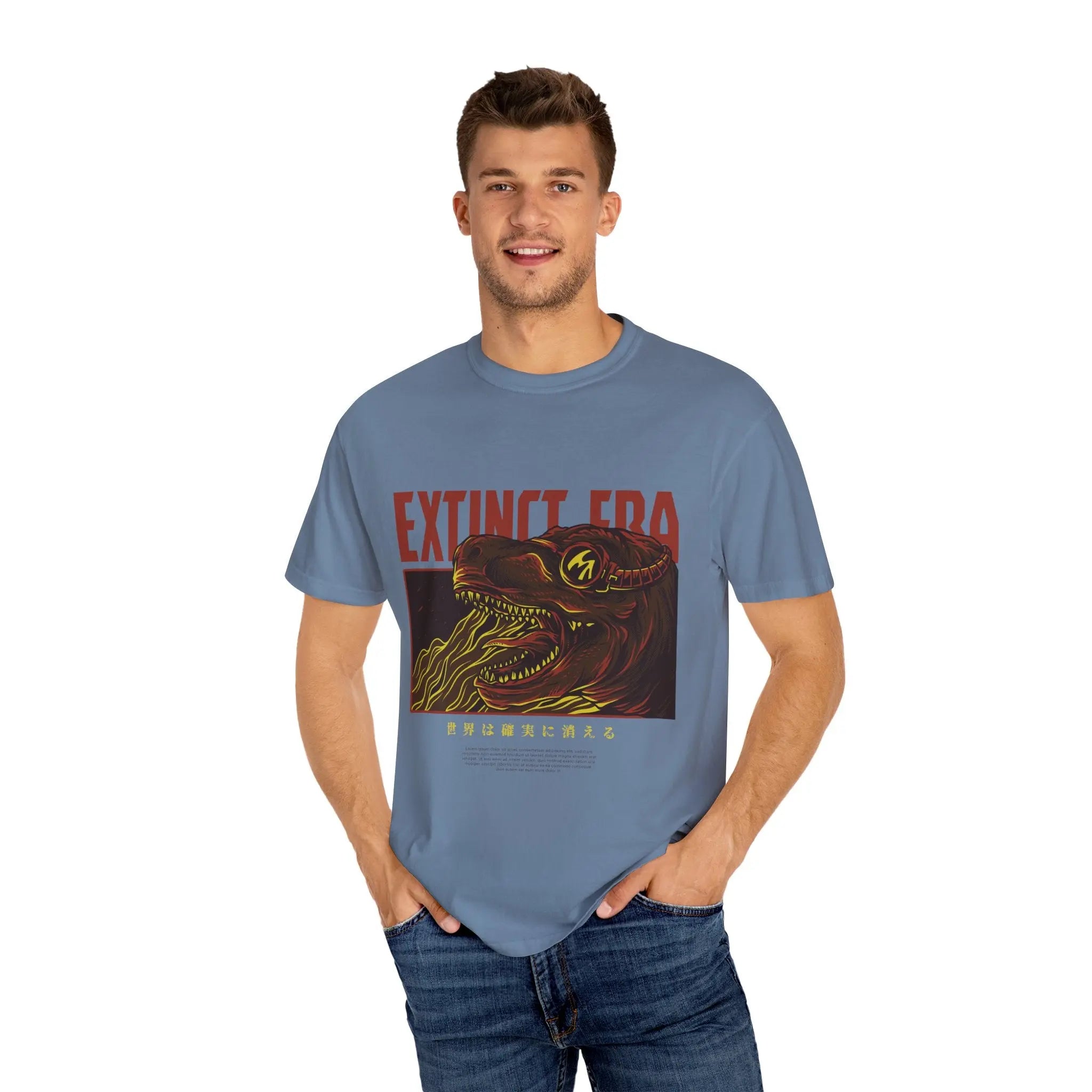 Extinct Era Dinosaur Graphic Unisex Relaxed Fit T-Shirt - Sinful Threads