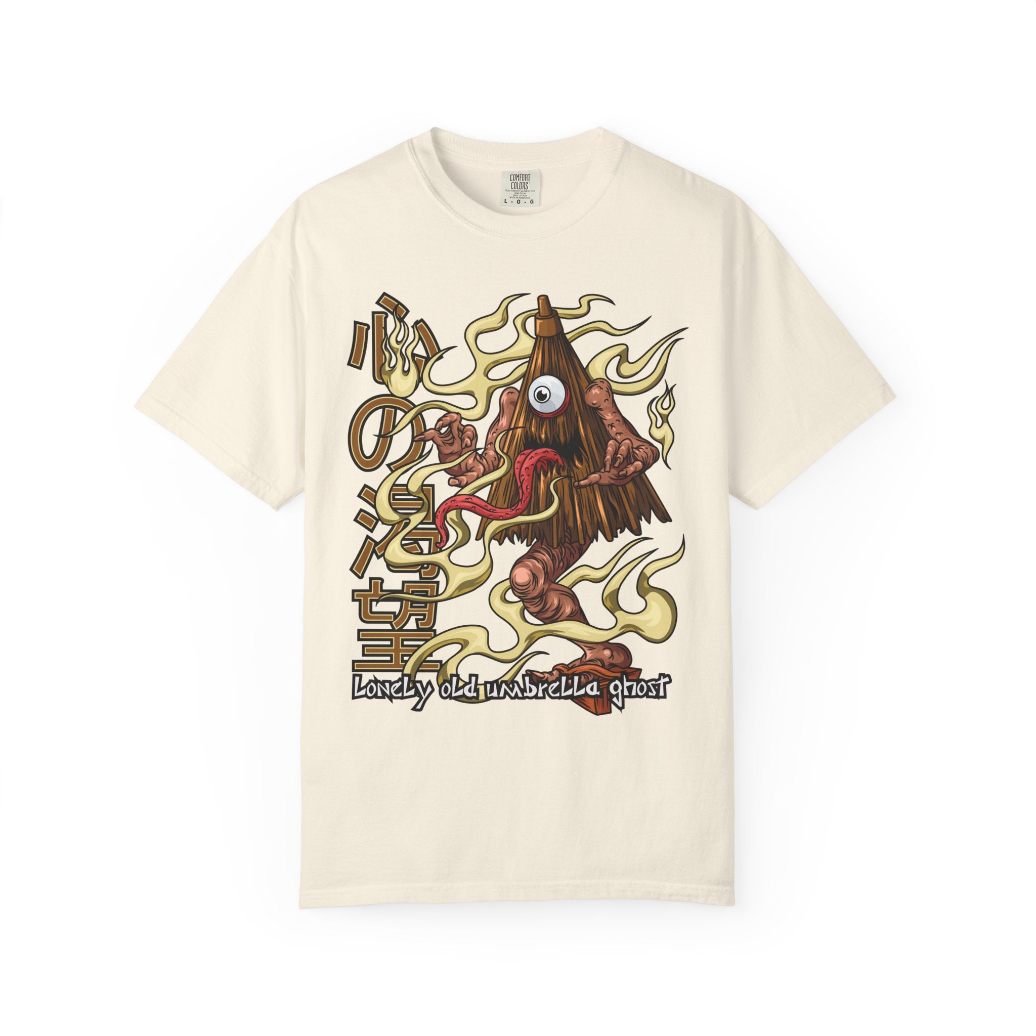 Kasa obake shirt - umbrella ghost tee - japanese yokai - Sinful Threads