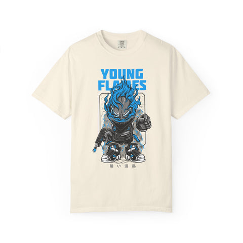 Young Flames Graphic T-Shirt Bold and Fierce Design