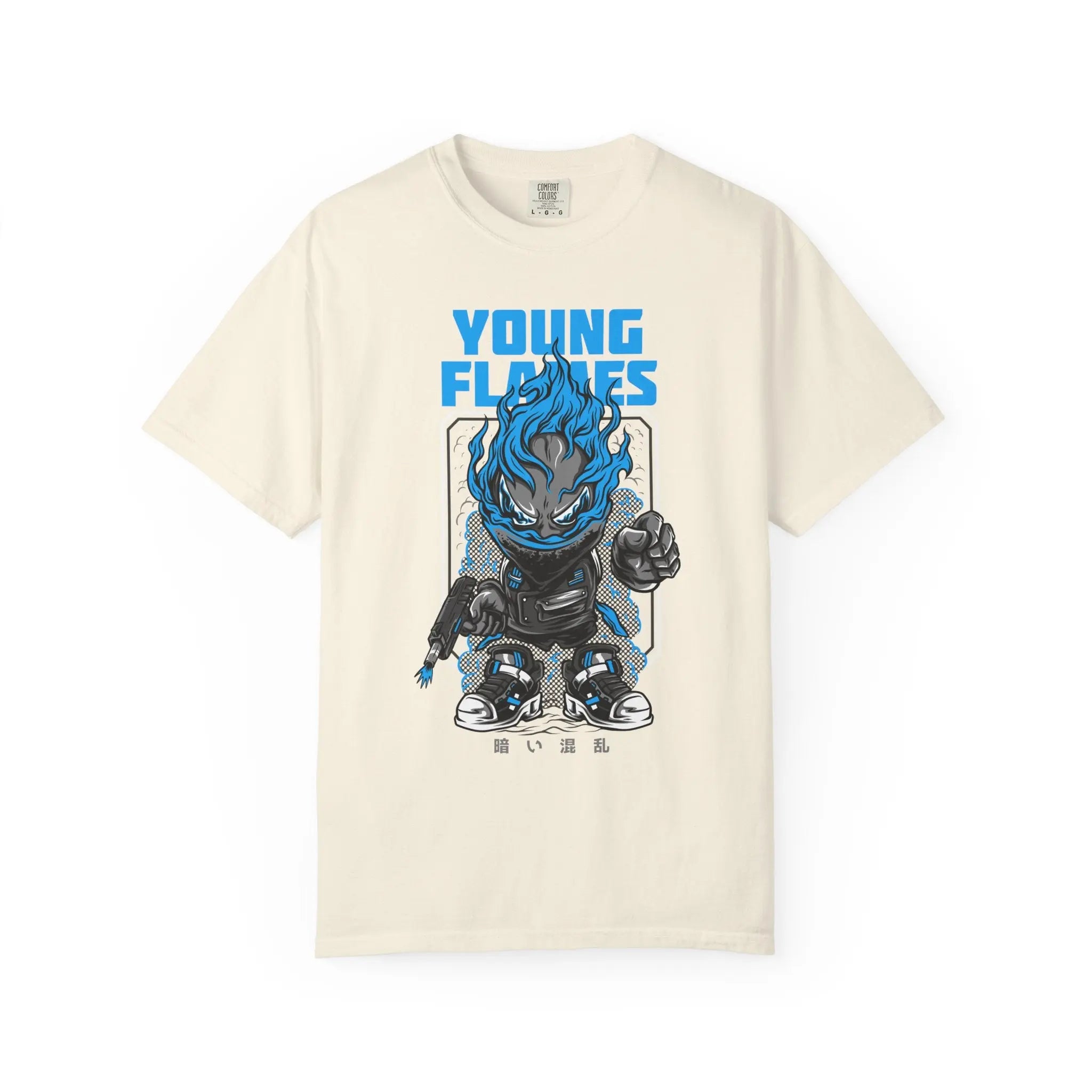 Young Flames Graphic T-Shirt Bold and Fierce Design - Sinful Threads