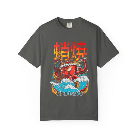 Oriental Kraken Sea Monster Art Graphic Tee