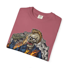 Punk Skull Shirt – Mohawk Skeleton Graphic Tee, Edgy Punk Rocker