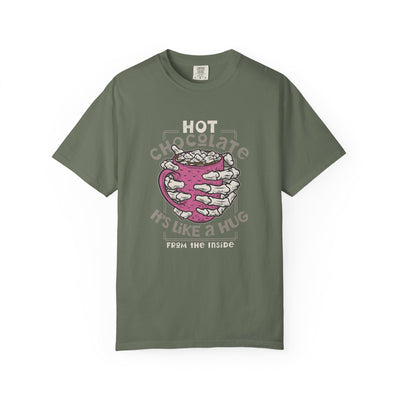 Hot Chocolate Shirt - Cozy Cocoa Tee - Hug From Inside Gift - Sinful Threads
