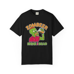Funny Zombie Shirt - Zombeer Drink Dead Tee - Beer Gift