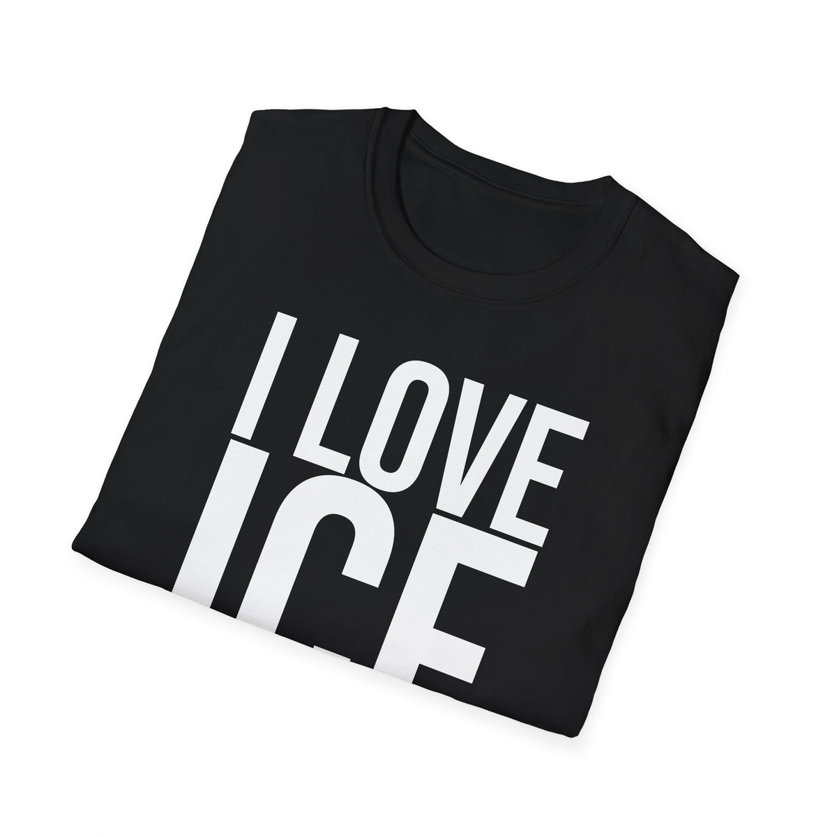 Political Satire Shirt - I Love ICE Cream Funny Tee