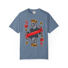 Red Queen T-shirt – Skull Graphic Top – Queen of Hearts