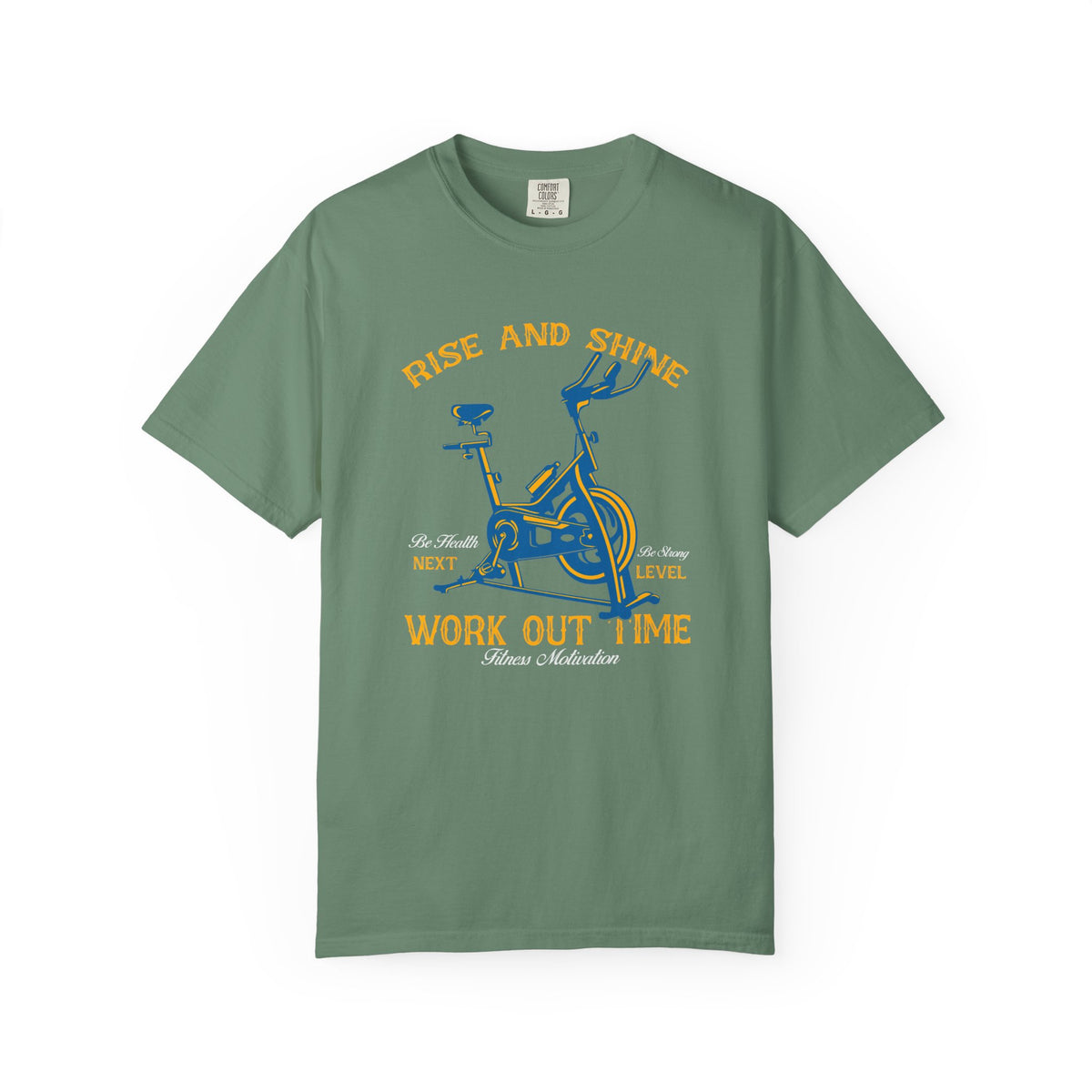Rise And Shine Workout Time Indoor Bike Fitness T-Shirt