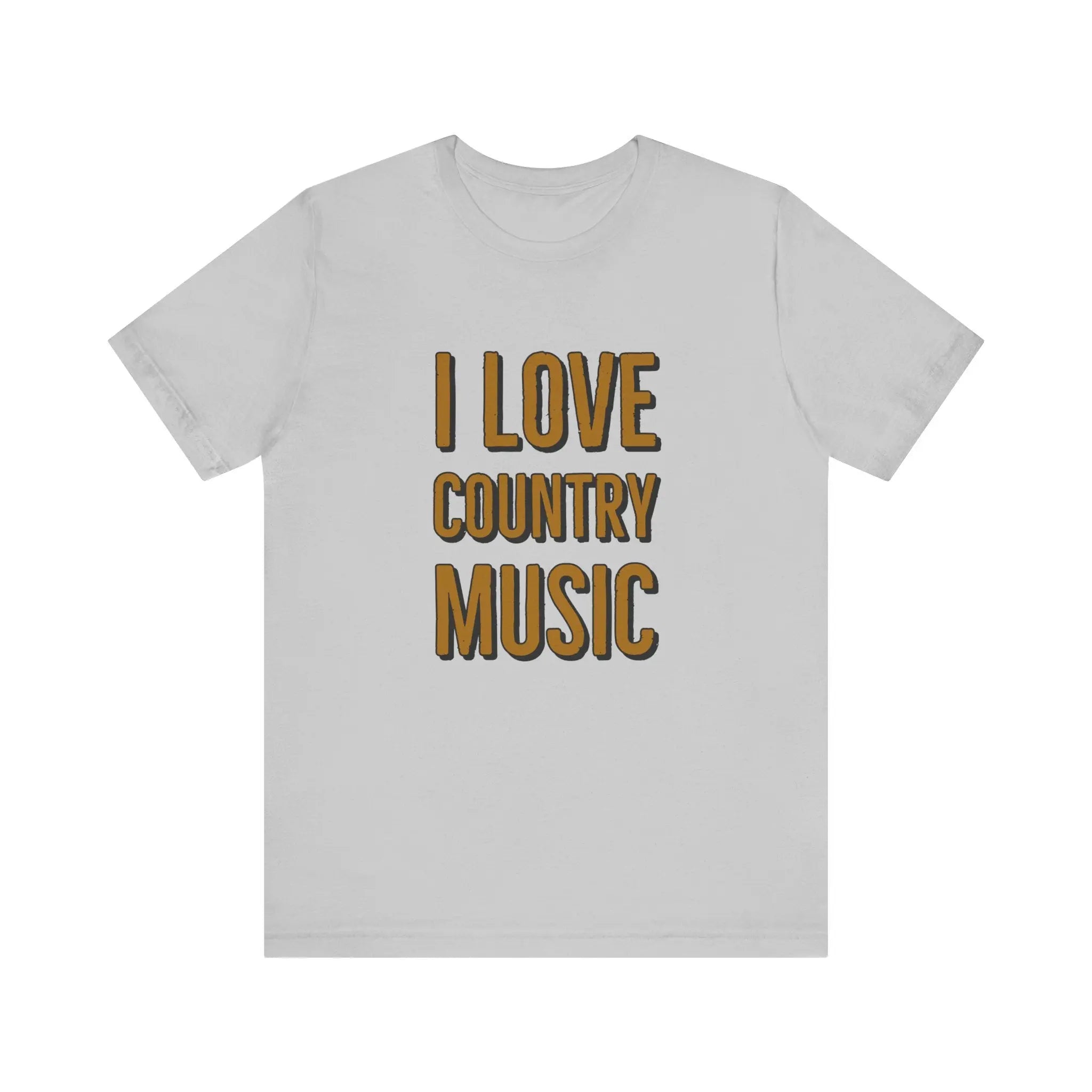 I Love Country Music Graphic Tee - Country Fan Festival Shirt Printify