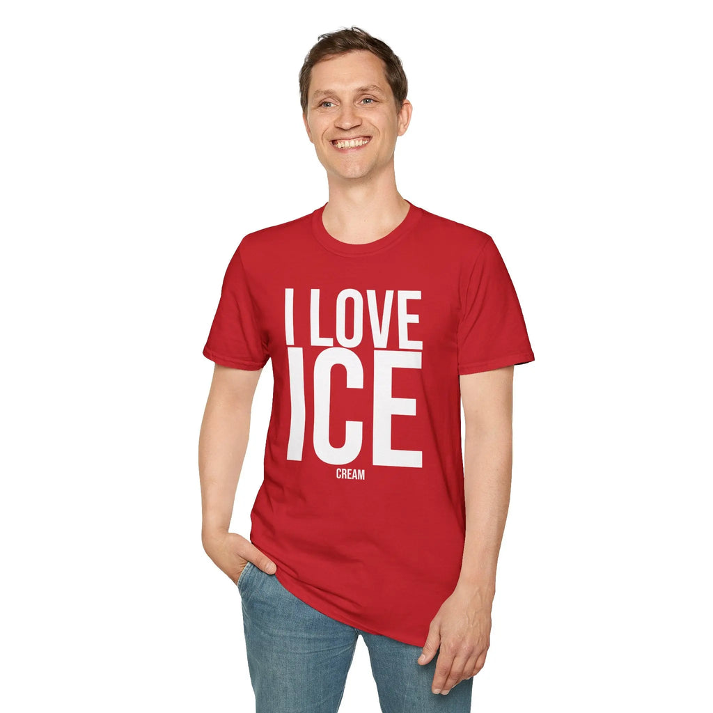 Political Satire Shirt - I Love ICE Cream Funny Tee Printify