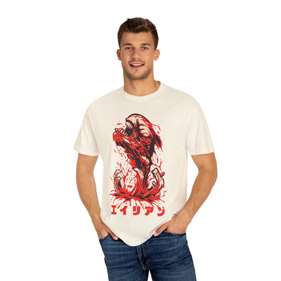 Chestbuster Tee - Japanese Alien Horror Vintage Sci-Fi Shirt - Sinful Threads