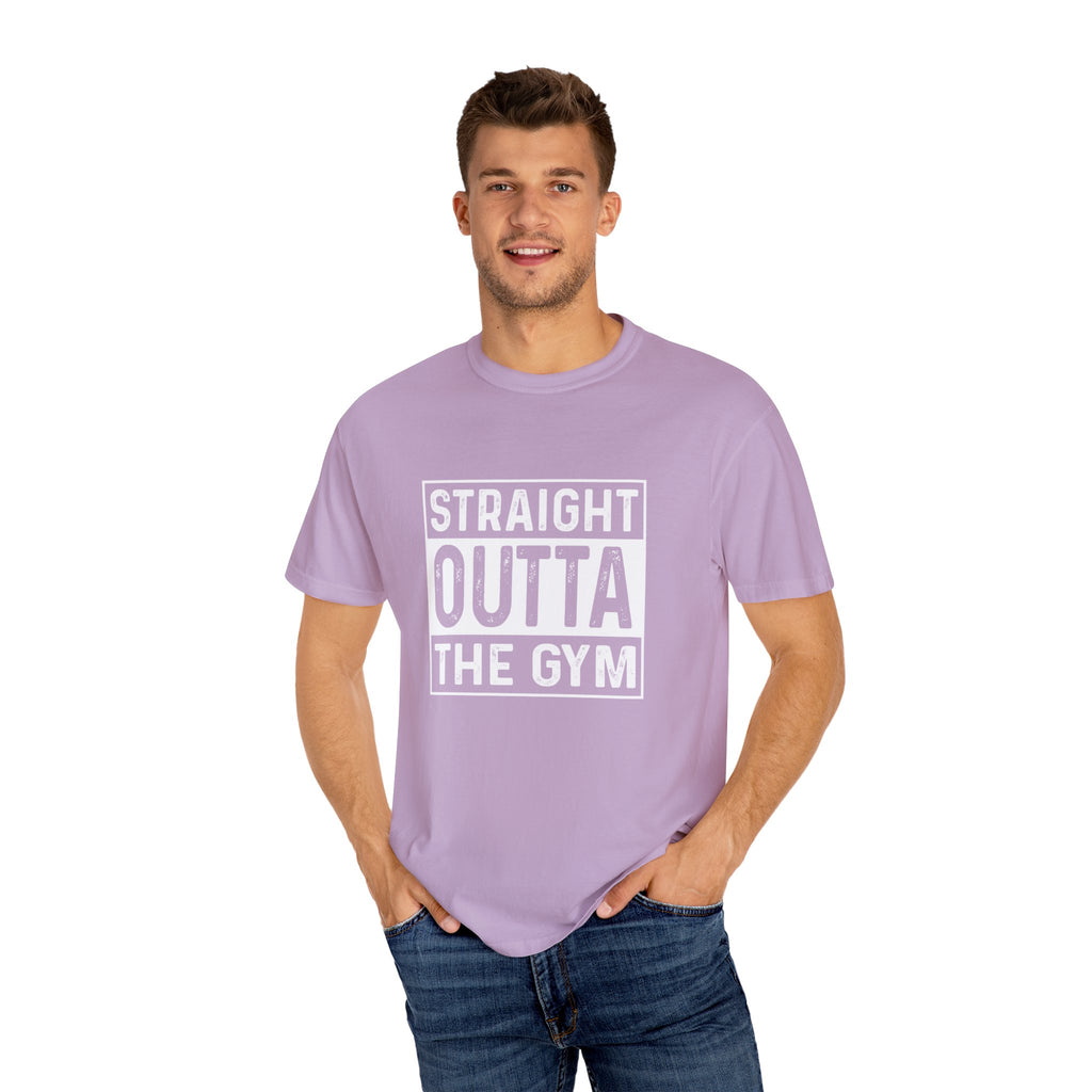 Novelty Workout Shirt - Straight Outta The Gym Tee - Sinful Threads