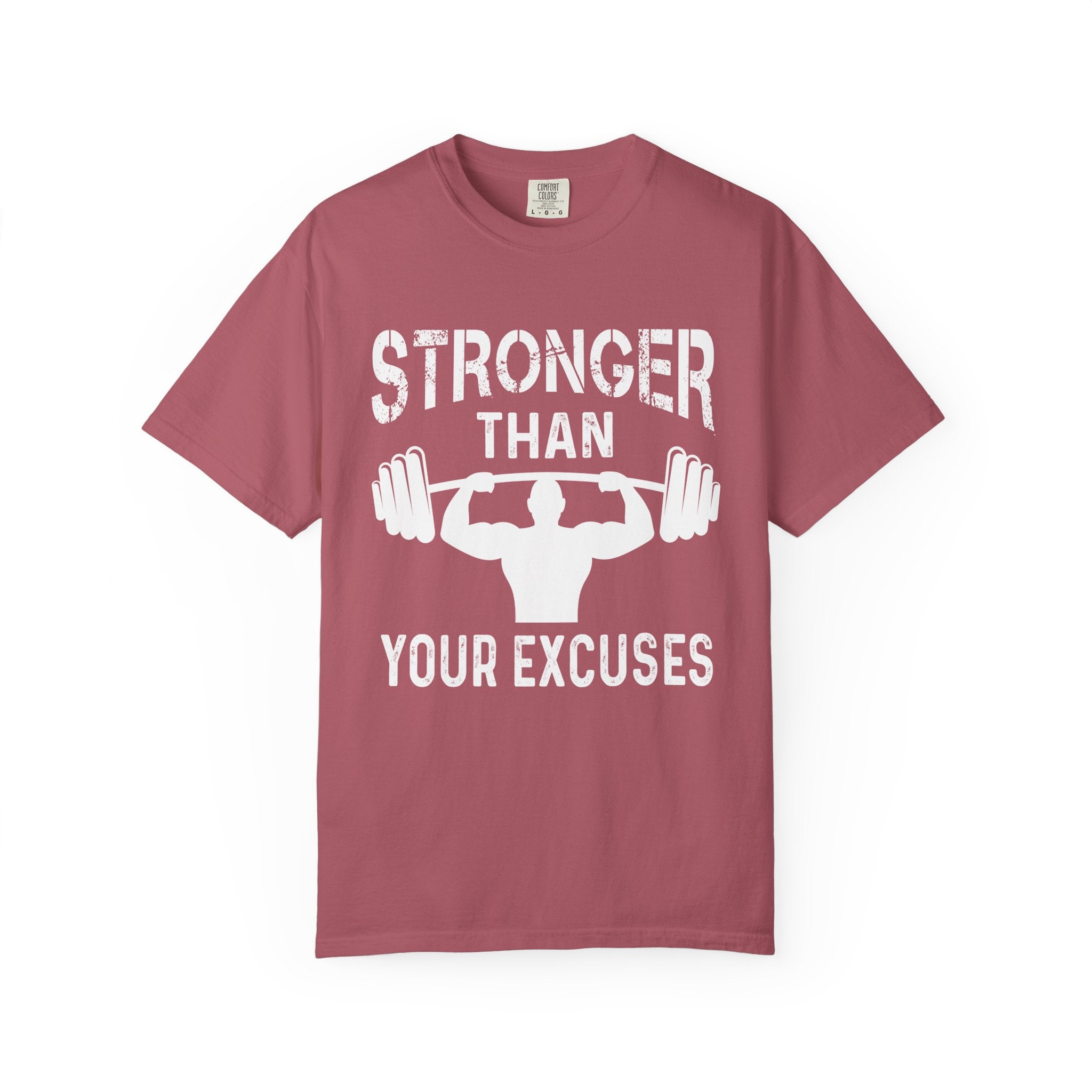 Stronger Than Excuses Bodybuilding Shirt - Motivation Tee - Sinful Threads