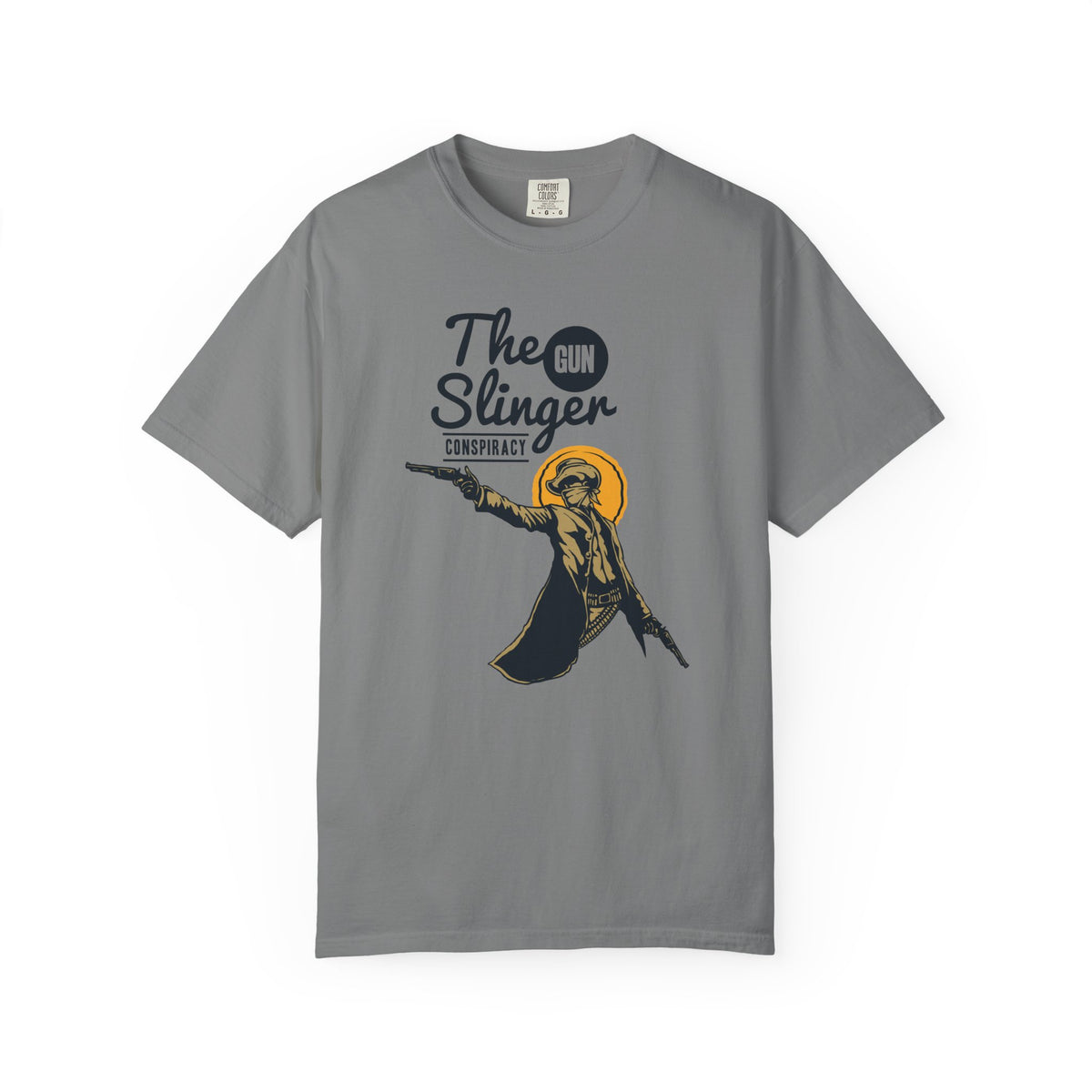 Gunslinger Graphic Tee Conspiracy Cowboy - Western Unisex - Sinful Threads