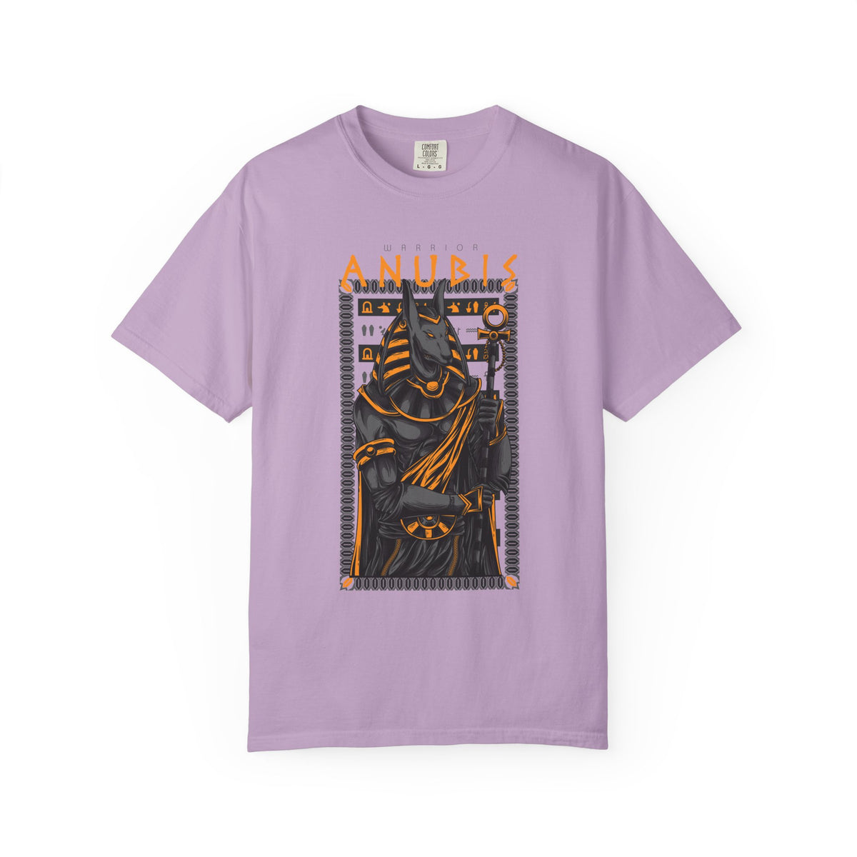 Egyptian Warrior Anubis Graphic Print T-Shirt