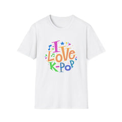I Love K-Pop T Shirt - Korean Wave Fandom Pride & Culture