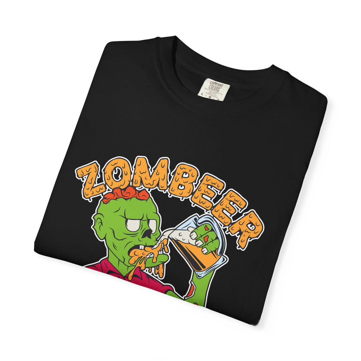 Funny Zombie Shirt - Zombeer Drink Dead Tee - Beer Gift