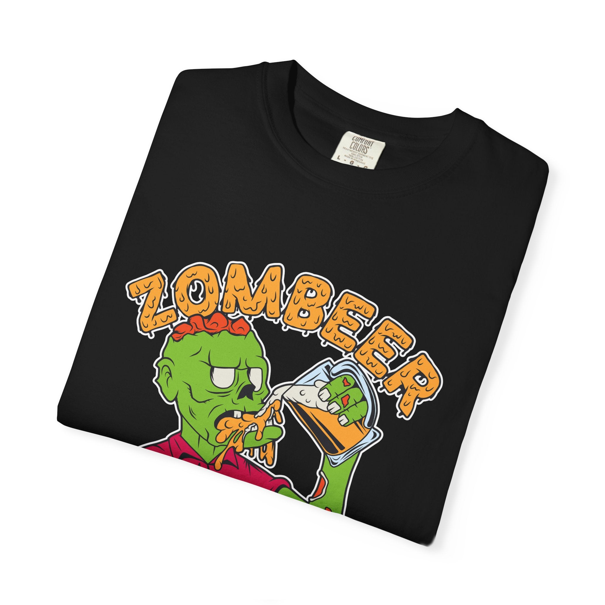 Funny Zombie Shirt - Zombeer Drink Dead Tee - Beer Gift - Sinful Threads