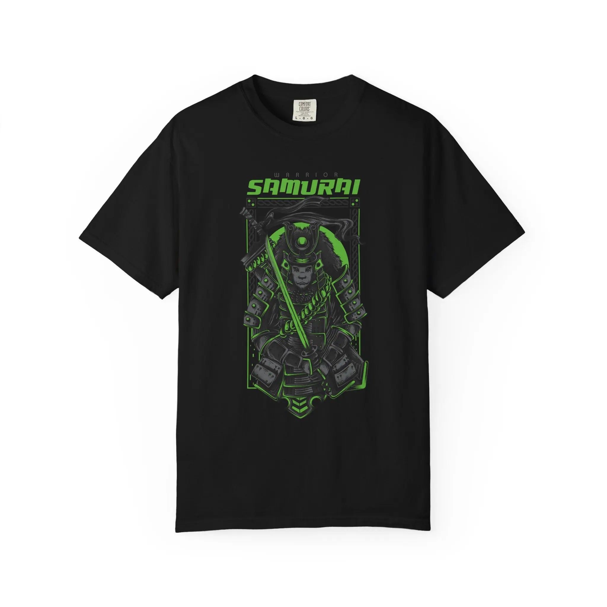 Fierce Warrior Samurai Graphic Unisex Relaxed Fit T-Shirt - Sinful Threads