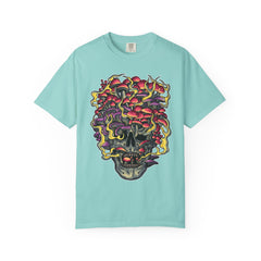 Mushroom skull shirt - fungi gothic tee - macabre gift