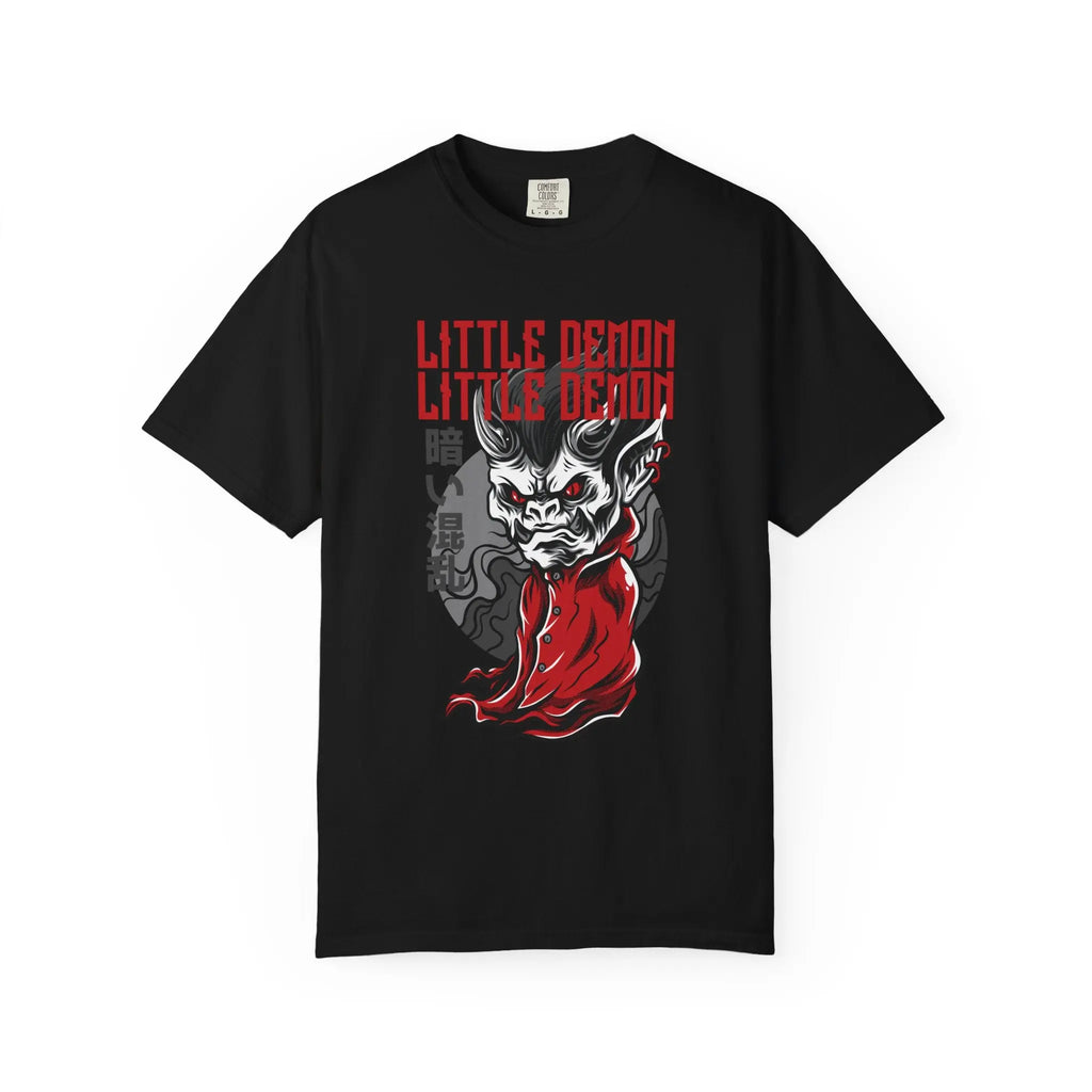 Little Demon Graphic Tee with Bold Art T-Shirt - Sinful Threads