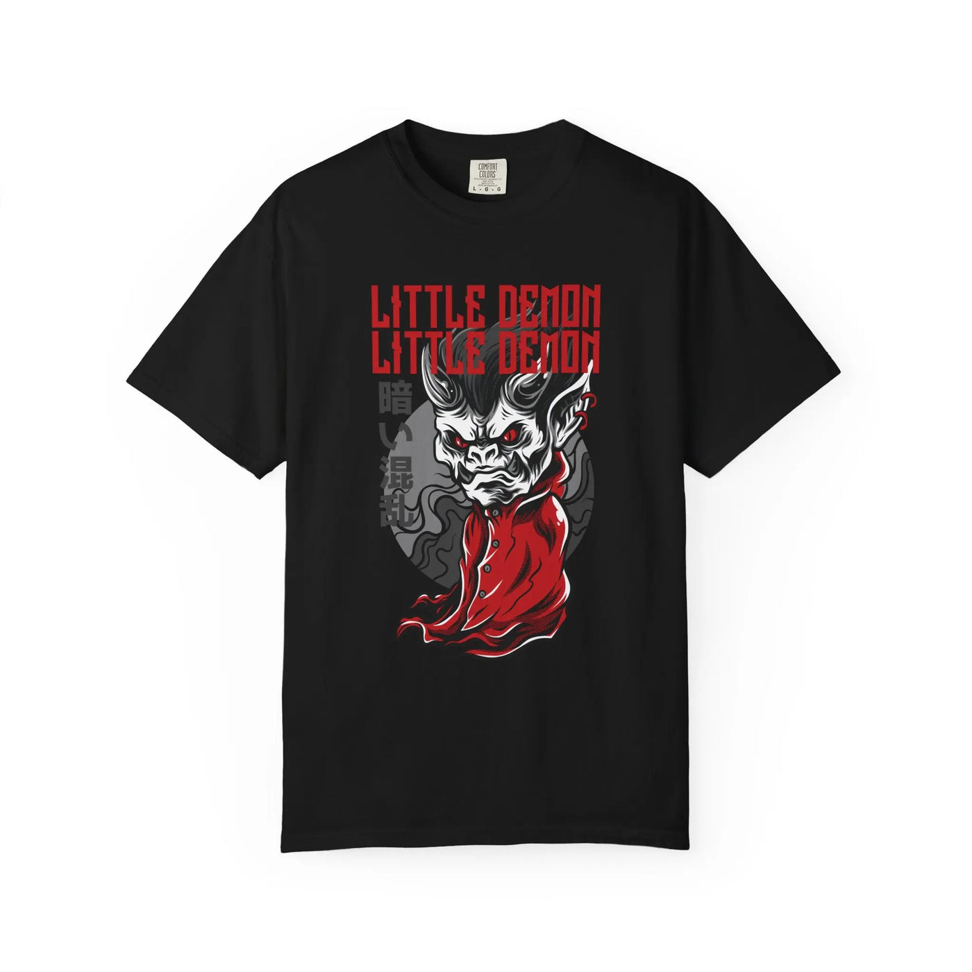 Little Demon Graphic Tee with Bold Art T-Shirt - Sinful Threads