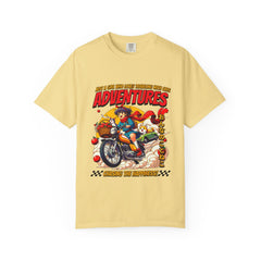 Cat Motorcycle Tee - Anime Adventure Top - Perfect Gift