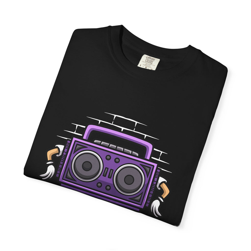 Retro Boombox Tee - Cartoon Radio Shirt - Vintage Gift - Sinful Threads
