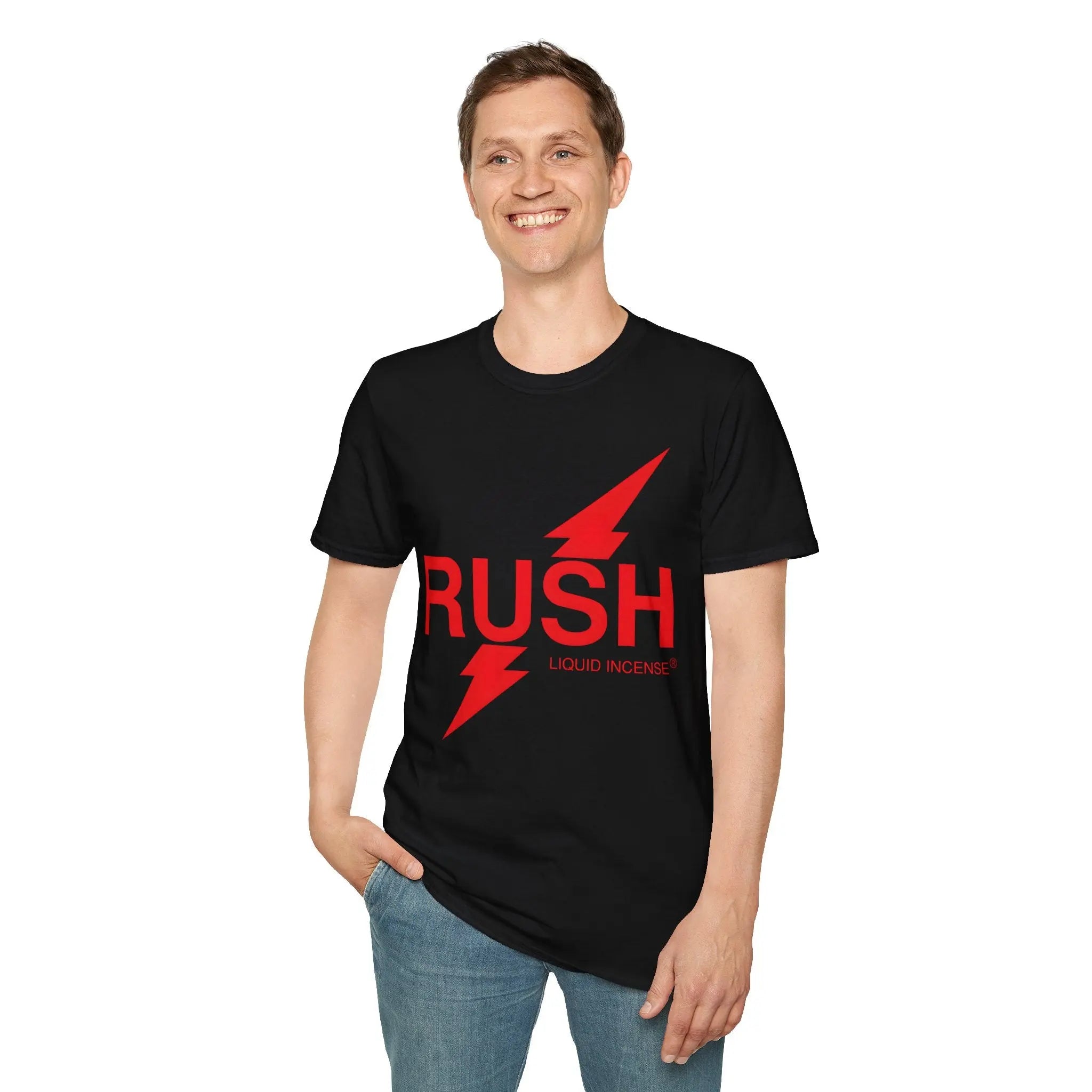 Rush Poppers Gay Shirt - Vintage Logo Pride Tee Printify