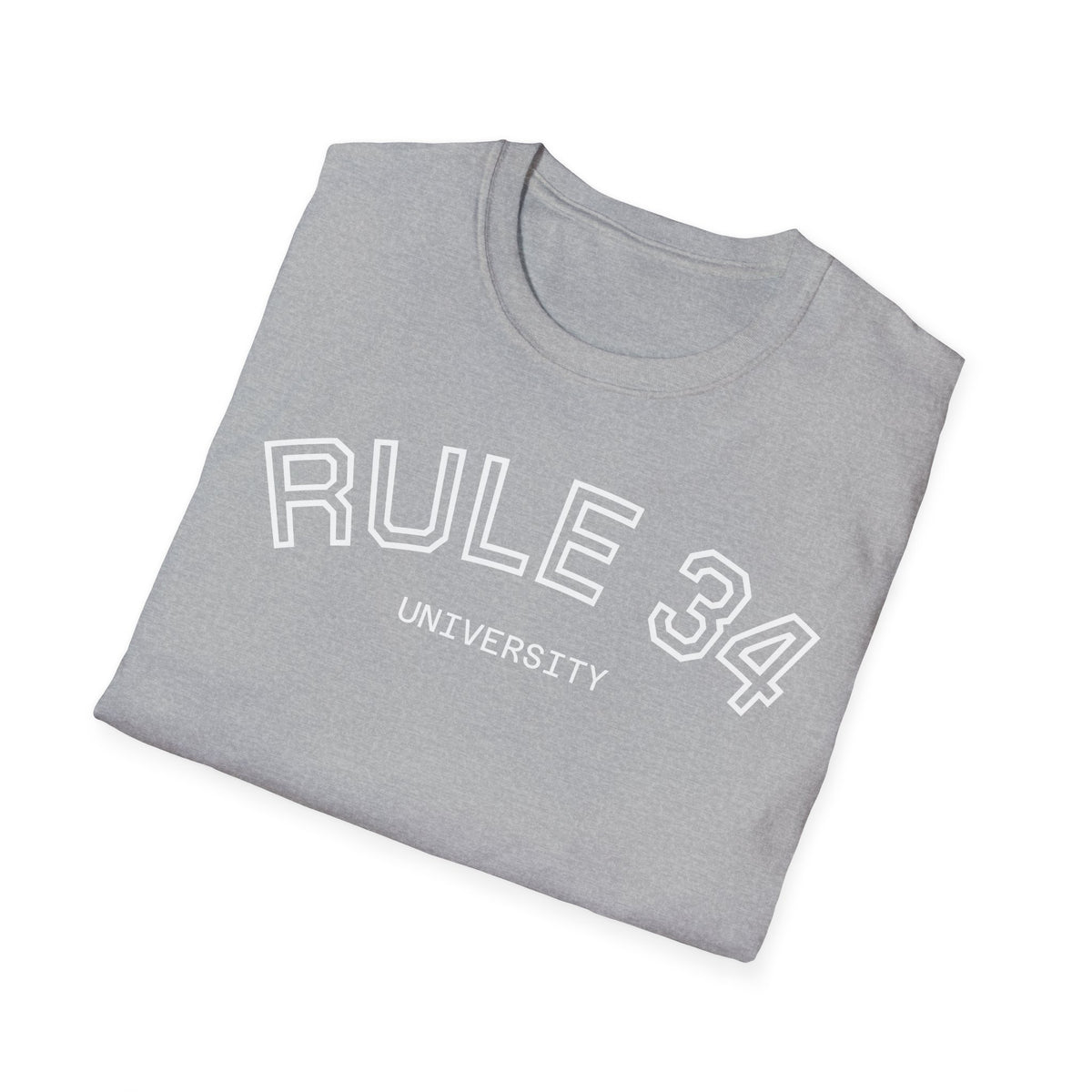 Rule 34 University Shirt - Funny Meme & Internet Culture Tee