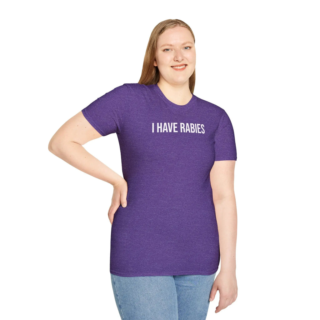 I Have Rabies T-Shirt - Dark Humor Meme Design Printify