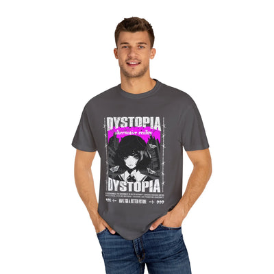 Dark Academia Tee - Urban Grunge Anime Girl Aesthetic - Sinful Threads