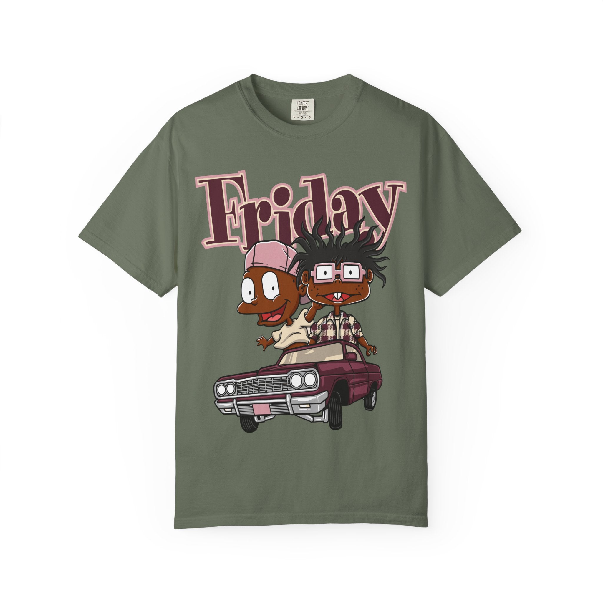 Friday Lowrider Shirt - 90s Culture Tee for Hip Hop Nostalgia - Sinful Threads