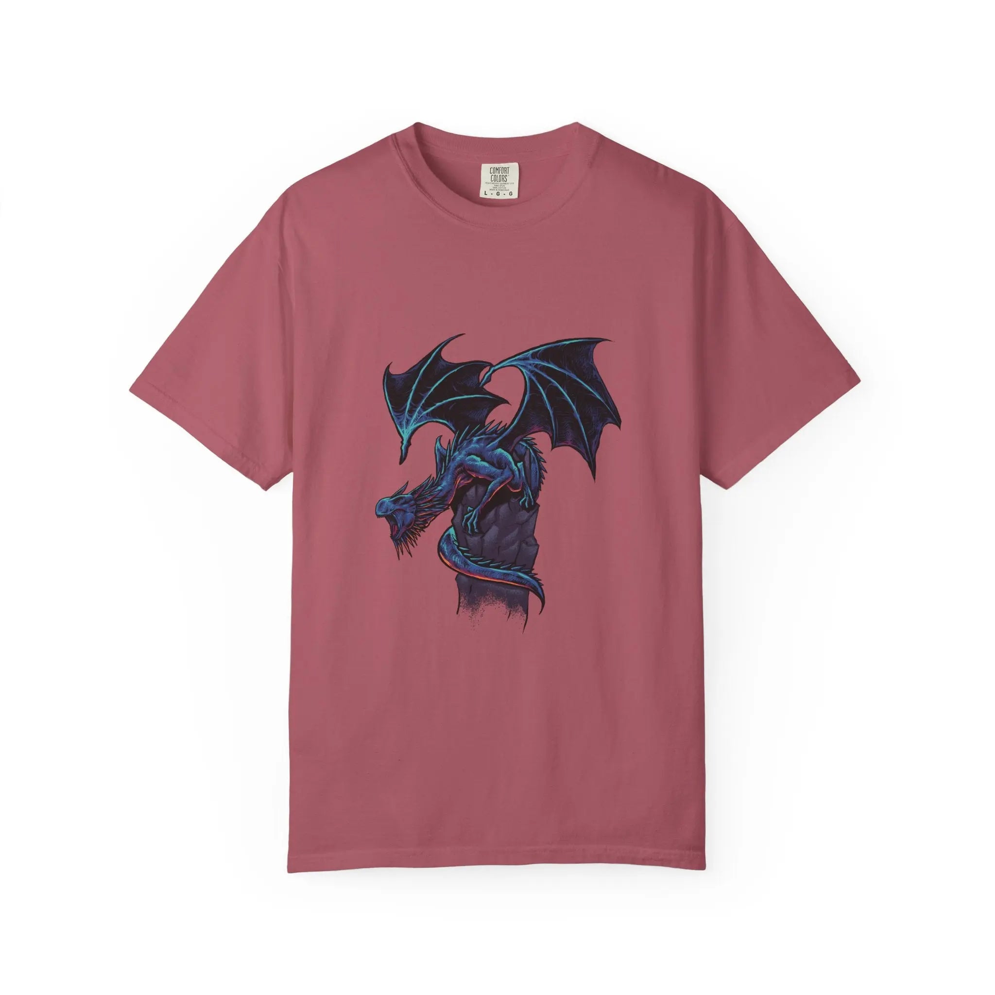 Fierce Dragon Roaring Illustration Graphic Design T-Shirt - Sinful Threads