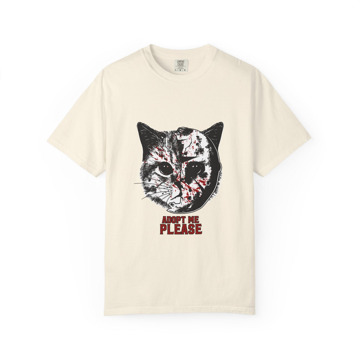 Horror Cat Tee - Spooky Jason Kitty - Friday 13th Shirt