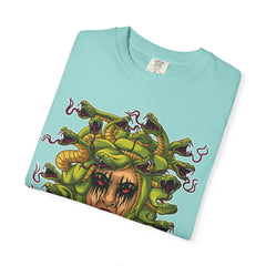 Medusa Snake Tee - Gorgon Statement Mythology Gift Shirt - Sinful Threads