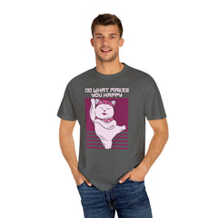 Lucky Cat Shirt - Maneki Neko Tee - Happy Quote Gift