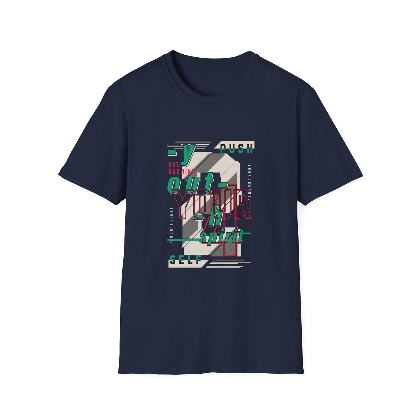 PUSH YOUR SELF t shirt - motivational graphic tee - Sinful Threads