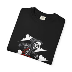 Grim Reaper Skate Shirt - Skeleton Tee - Cool Skater Gift