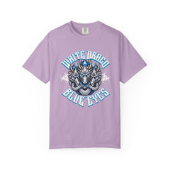 Dragon Art Tee - Blue-Eyed Three-Headed Fantasy Gift
