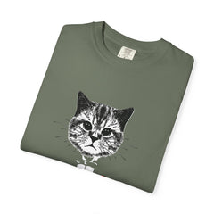 Cat Father Tee - Funny Kitten Shirt - Tuxedo Graphic Tee