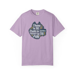 Happiness is The Path Design Motivational Quote T-Shirt