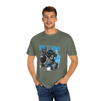 Rocket Now Cartoon Graphic Unisex Relaxed Fit T-Shirt - Sinful Threads