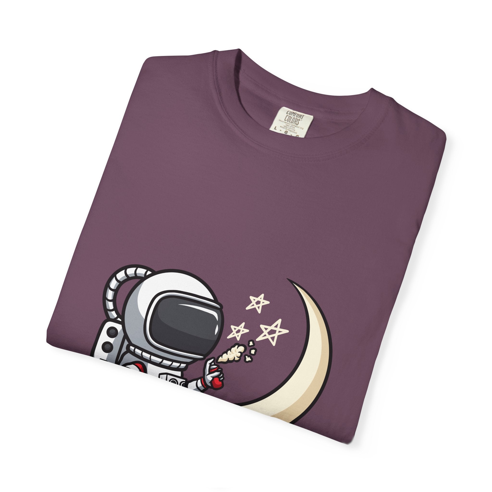 Cartoon Astronaut Shirt – Graffiti Moon Tee – Space Lover Gift - Sinful Threads