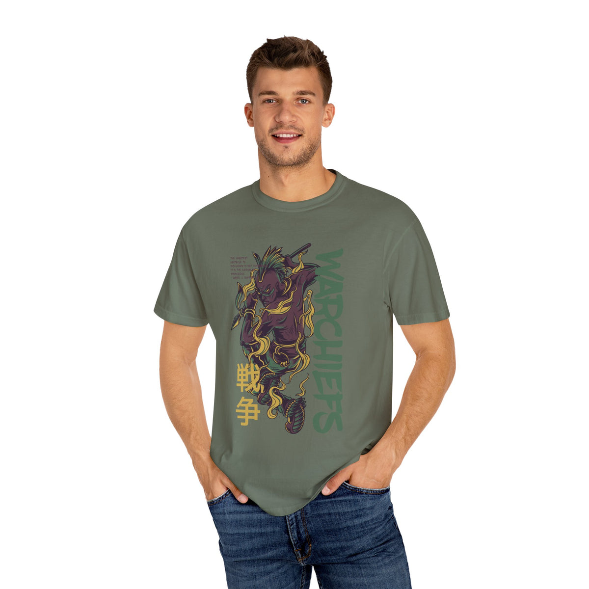Warchiefs Warrior With Daniel Boorstin Quote Graphic T-Shirt