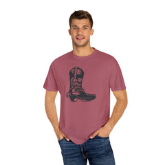 Life Is Better In Boots Funny Slogan Western T-Shirt