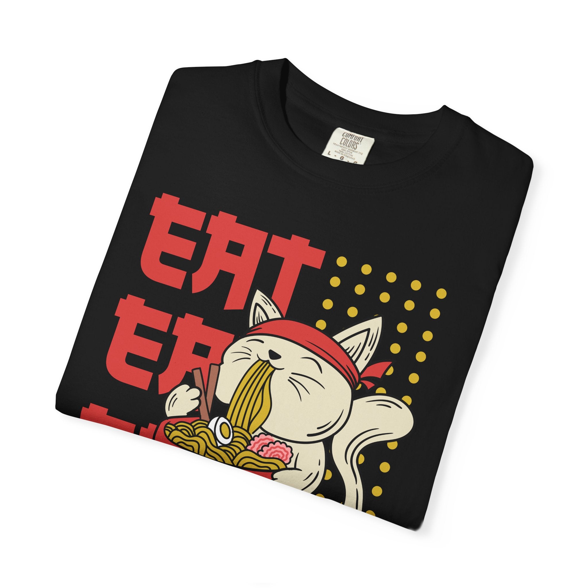 Cat Ramen Shirt - Funny Anime Tee - Japanese Foodie Gift - Sinful Threads