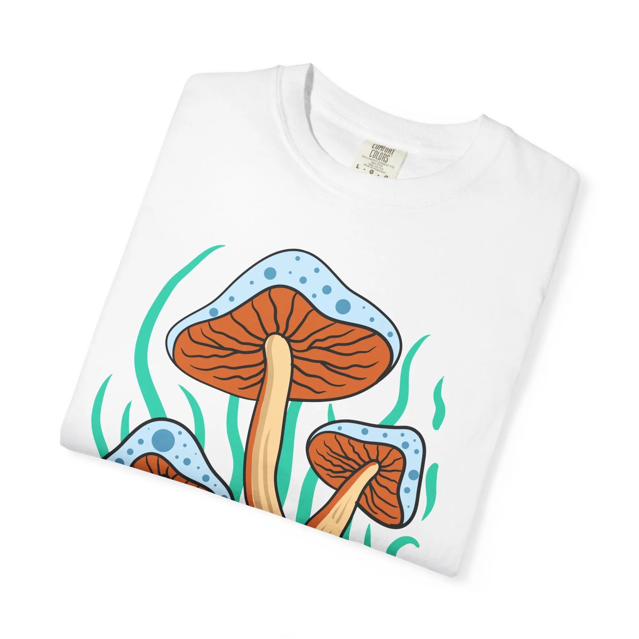 Groovy Mushroom Tee - Funky Forest Magic Fungi - Sinful Threads