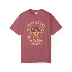Tour Brand Gym No 1 Design for Strong People T-Shirt
