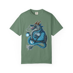 Eastern Dragon Tee - Blue Fantasy Mythical Creature Gift