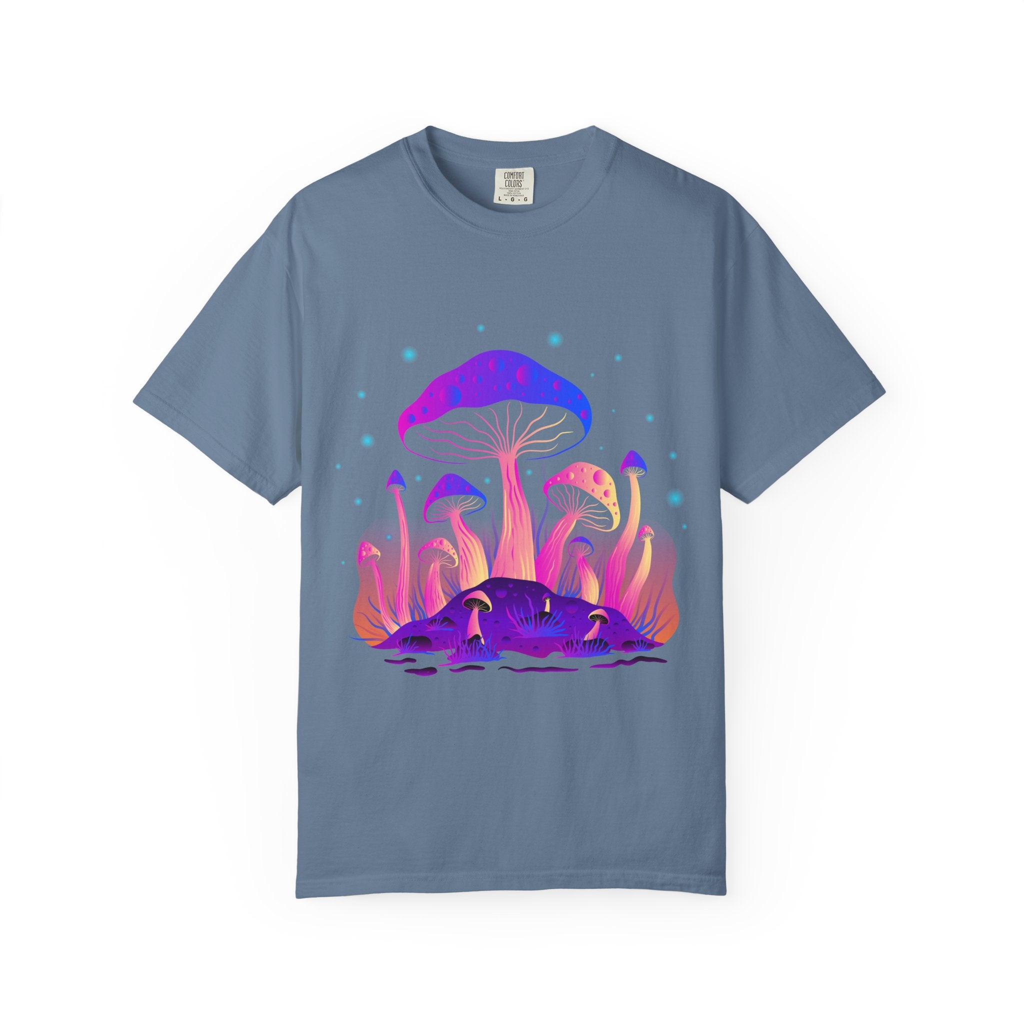 Psychedelic Mushroom Tee - Vibrant Trippy Fungi Art Gift - Sinful Threads